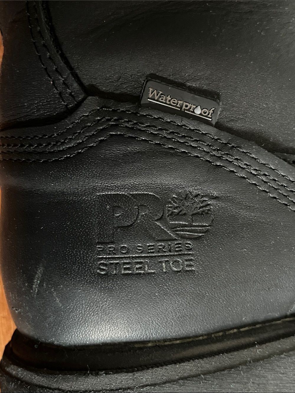 Timberland PRO Safety Toe Work Boots Black Leather EH Thermolite 8.5W - Picture 8 of 11